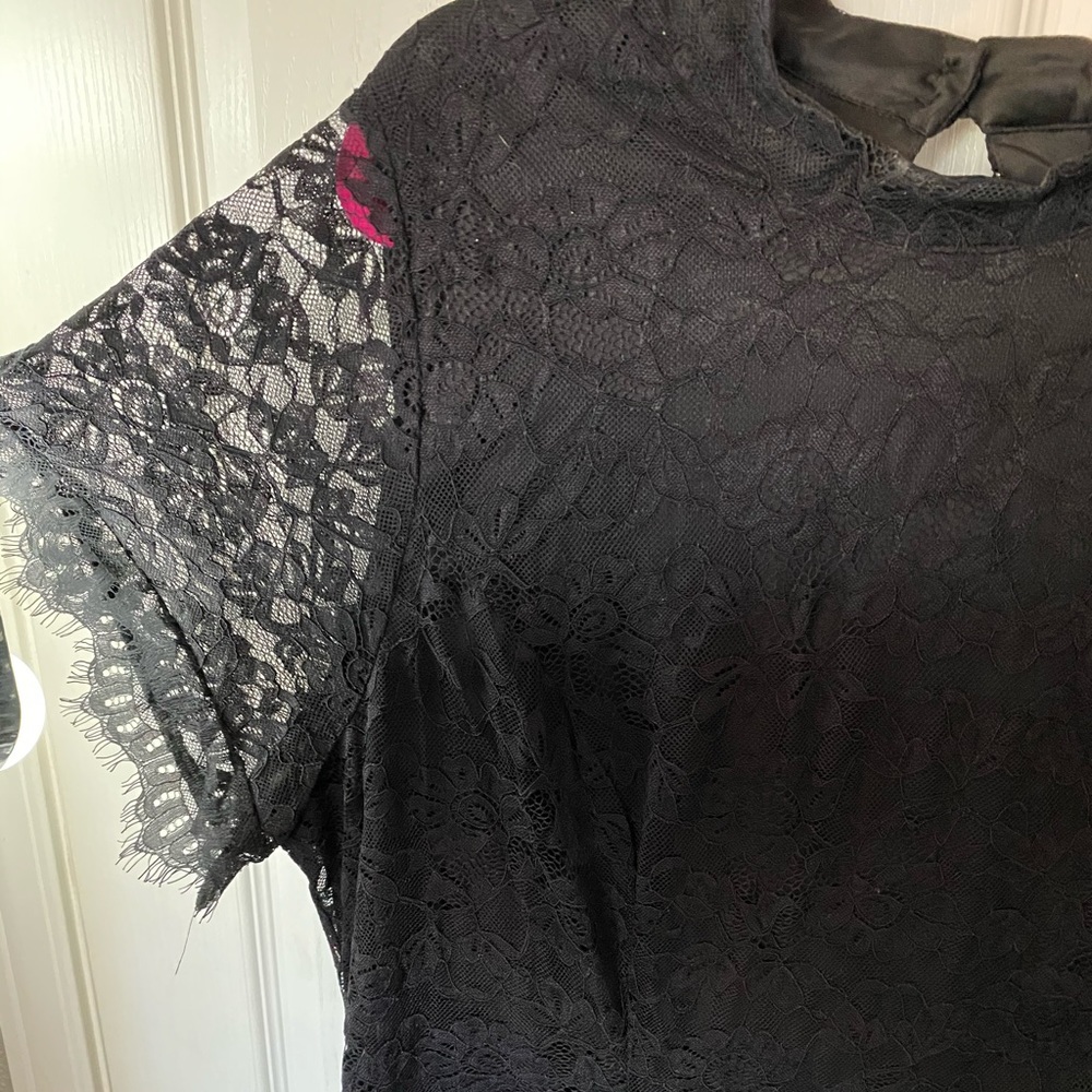 Torrid Black Lace Skater Dress
